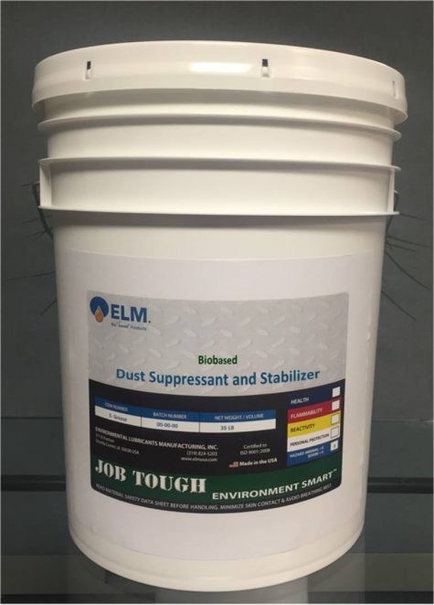 ELM Dust Suppressant and Stabilizer